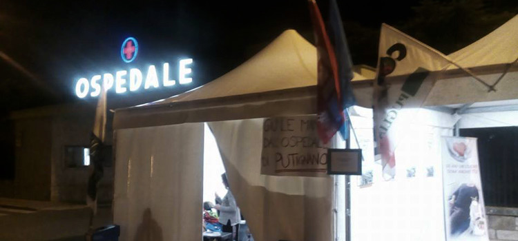 Ospedale di Putignano: in presidio h24 Ospedale di Putignano: in presidio h24