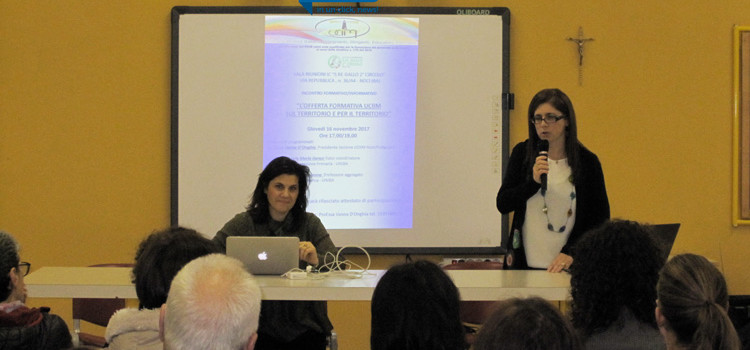 UCIIM, offerta formativa per i docenti del territorio UCIIM, offerta formativa per i docenti del territorio