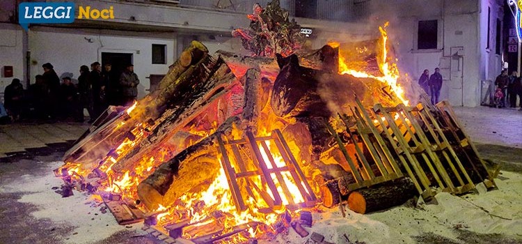 Questa sera Falò di Santa Lucia