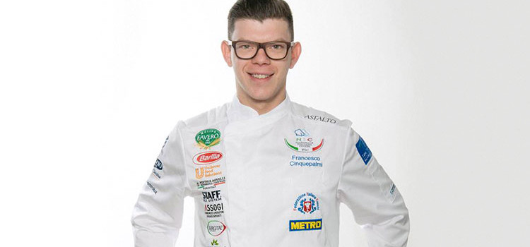 Francesco Cinquepalmi rappresenterà l’Italia al “Global Chefs Challenge” Francesco Cinquepalmi rappresenterà l’Italia al “Global Chefs Challenge”