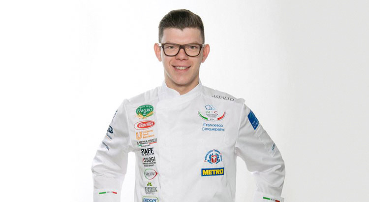 Francesco Cinquepalmi rappresenterà l’Italia al “Global Chefs Challenge” Francesco Cinquepalmi rappresenterà l’Italia al “Global Chefs Challenge”