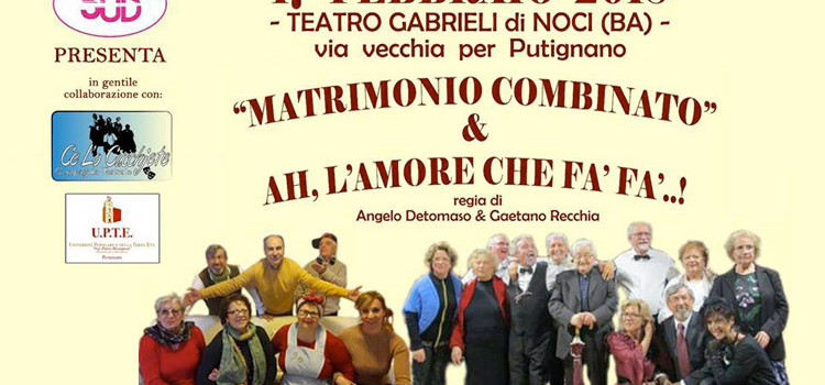 I “Ce l’o cucchjete” e l’UTE di Putignano insieme a teatro