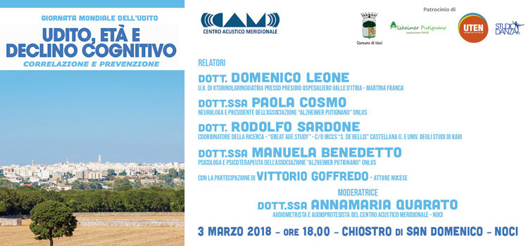 Udito, età e declino cognitivo – correlazione e prevenzione