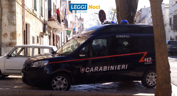 Controlli antidroga, Carabinieri Cinofili nel borgo antico