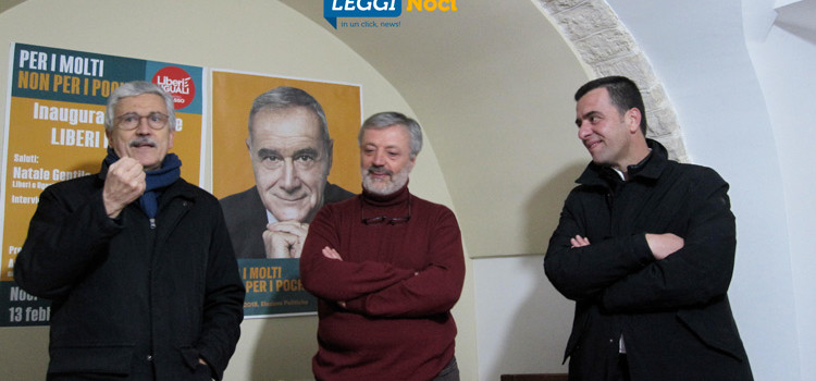 Inaugurata la sede di Liberi e Uguali, D’Alema: “lotta alle diseguaglianze”