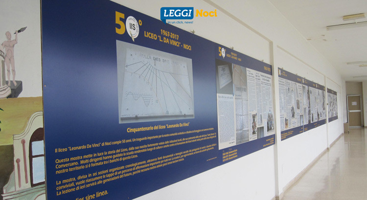 Una mostra per celebrare i 50anni del liceo “Leonardo da Vinci”