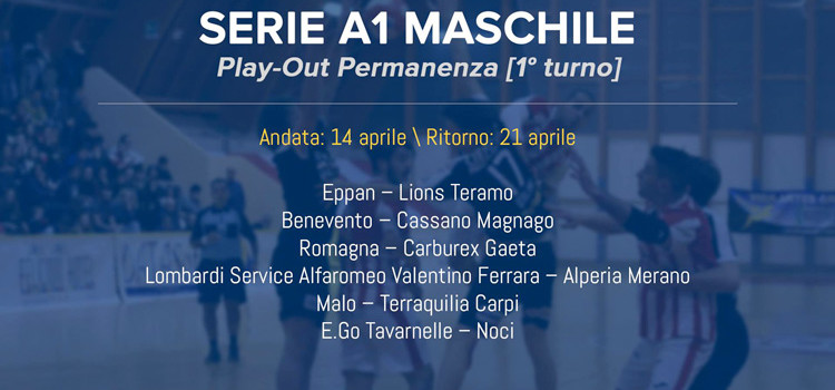 Pallamano: sorteggiato il quadro del primo turno del play-out permanenza