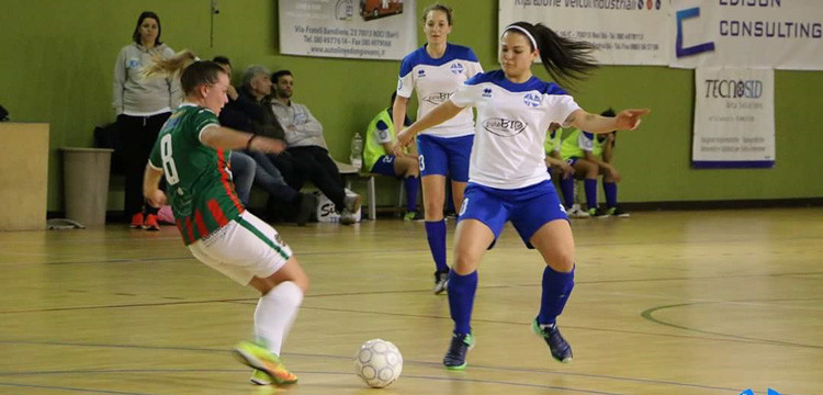 C5 femminile: la PuroBio cade a Bisceglie ma continua il sogno play-off