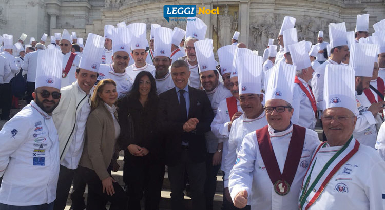 I delegati dell’associazione Cuochi Trulli e Grotte a Roma per i 50anni della FIC