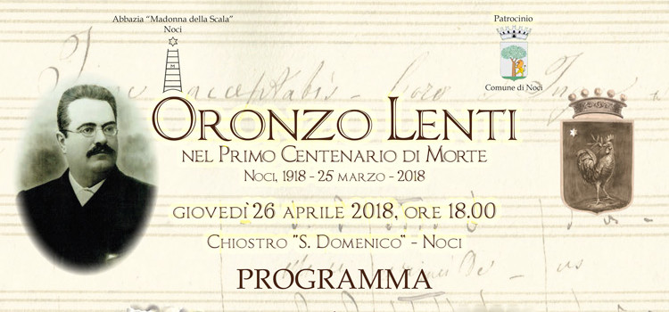 Noci ricorda Oronzo Lenti