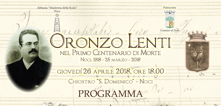 Noci ricorda Oronzo Lenti Noci ricorda Oronzo Lenti