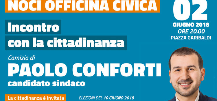 Conforti: temi e proposte per rilanciare Noci