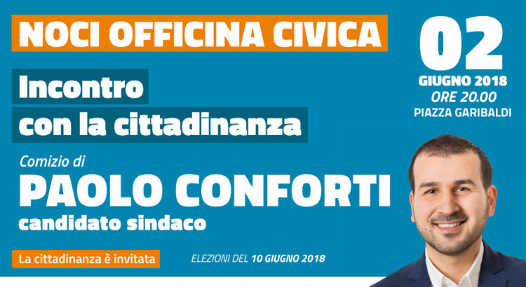 Conforti: temi e proposte per rilanciare Noci