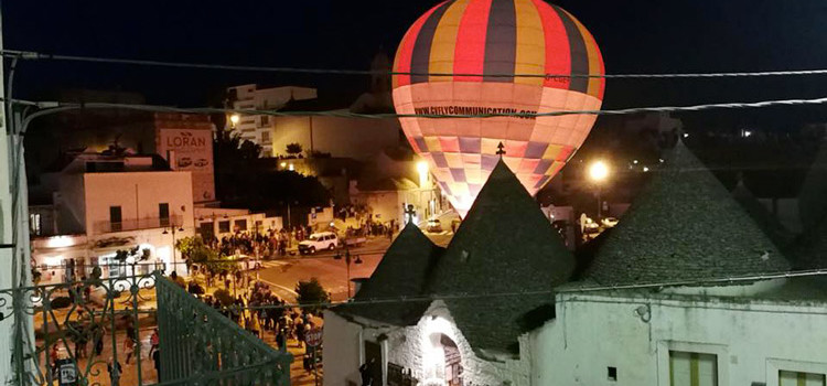 I trulli dall’alto: Alberobello in Mogolfiera torna il prossimo weekend
