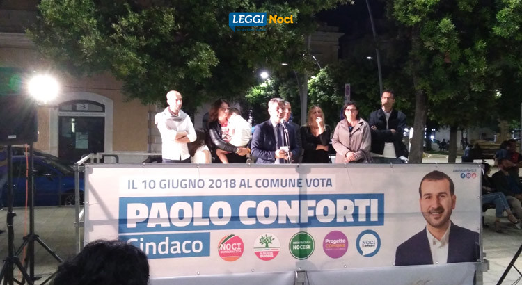 Al comizio de La Scelta Buona: turismo, legalità e il portone di Sant’Anna Al comizio de La Scelta Buona: turismo, legalità e il portone di Sant’Anna