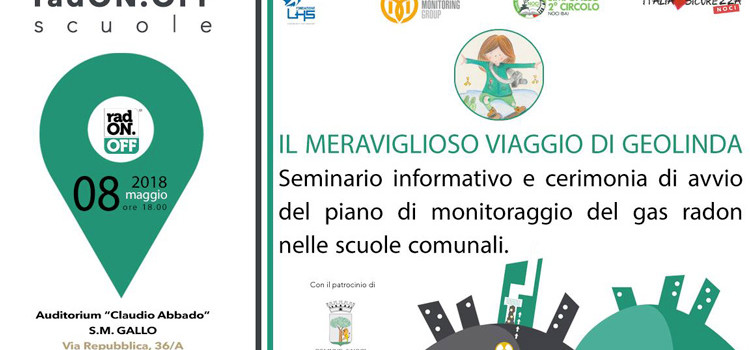 RadON.OFF nelle scuole: Il meraviglioso viaggio di Geolinda RadON.OFF nelle scuole: Il meraviglioso viaggio di Geolinda