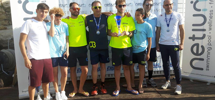 Nuoto in acque libere: tre campioni regionali Otré