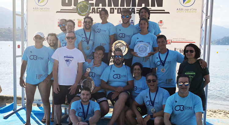 All’Oceanman del Lago d’Orta medaglie di categoria per gli atleti Otrè