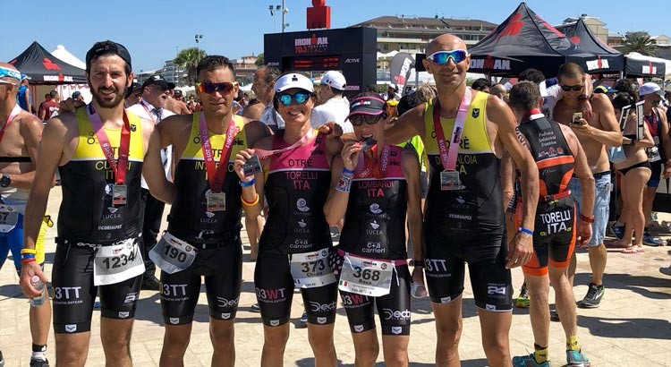 Triathlon: i nerofluo di Otrè TT laureati IronMan a Pescara