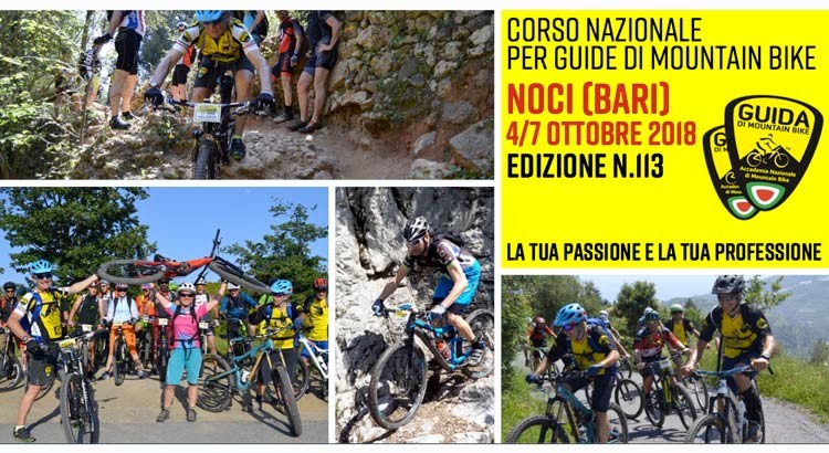 Corso Nazionale Guide di Mountain Bike a Noci Corso Nazionale Guide di Mountain Bike a Noci