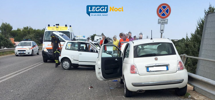 Frontale sulla Noci-Alberobello, due feriti gravi