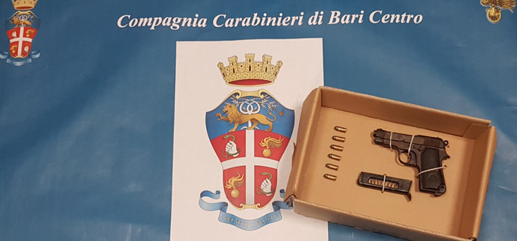 Arrestato 33 enne con una pistola pronta a sparare