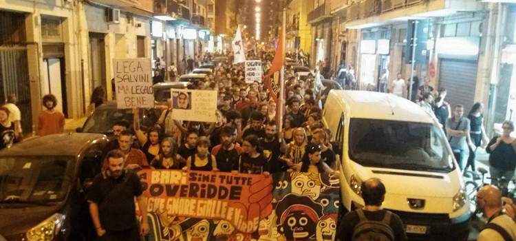 Manifestazione “Mai con Salvini” – comunicato stampa del Prc