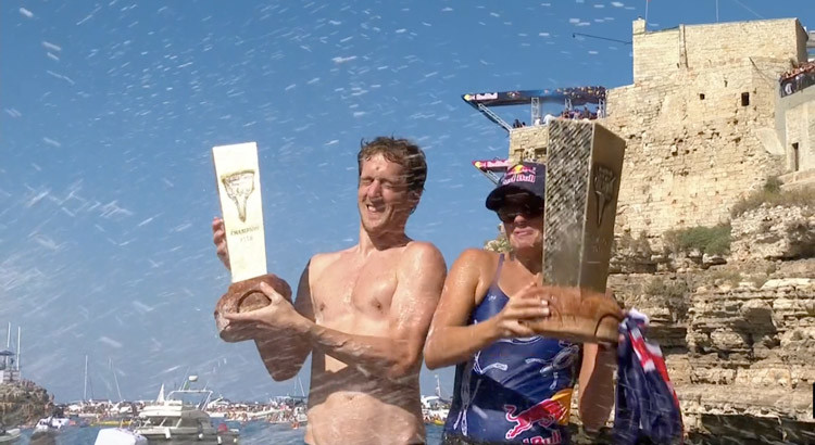 Hunt e Iffland vincono il Red Bull Cliff Diving World Series 2018 Hunt e Iffland vincono il Red Bull Cliff Diving World Series 2018