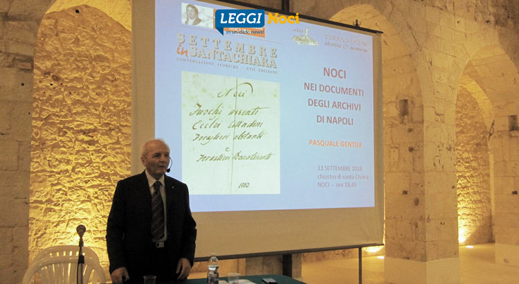 Noci nei documenti degli archivi di Napoli, inaugurata la 17^ edizione di Settembre in Santa Chiara