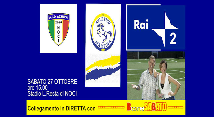 Le telecamere della Rai per Noci Azzurri – Atletico Martina