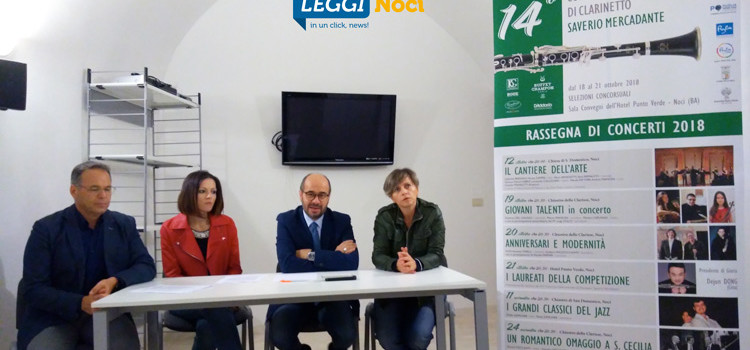 Al via la 14ª edizione del concorso internazionale di clarinetto “Saverio Mercadante”