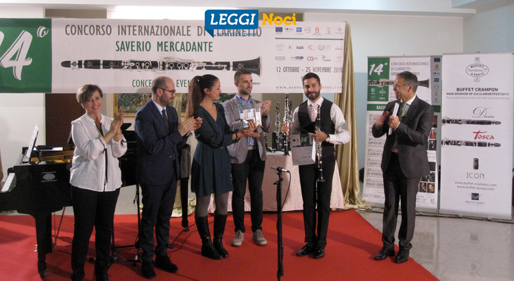 Brancati è il vincitore del 14° concorso internazionale di clarinetto “Saverio Mercadante”