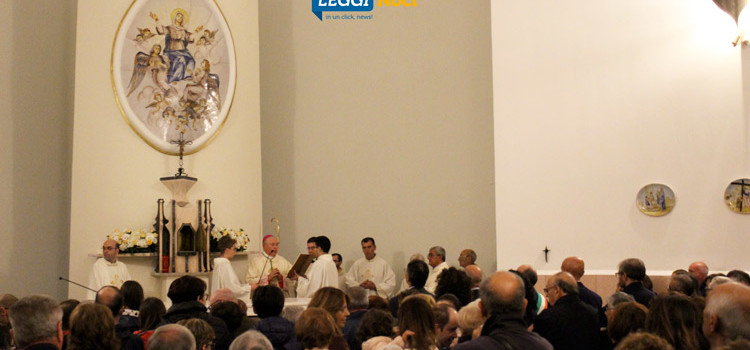 Riaperta la chiesa di Lamadacqua, Mons Favale: “da chiesa di pietra a chiesa di vita”