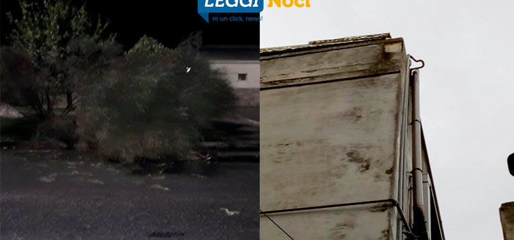 Sferzata di vento eccezionale, danni anche a Noci