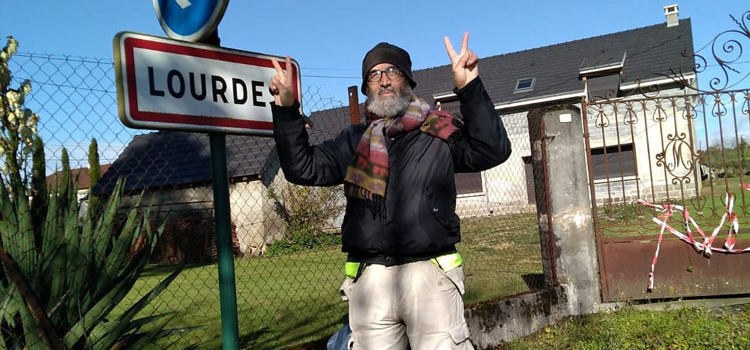 Rocco Rinaldi è arrivato a Lourdes Rocco Rinaldi è arrivato a Lourdes