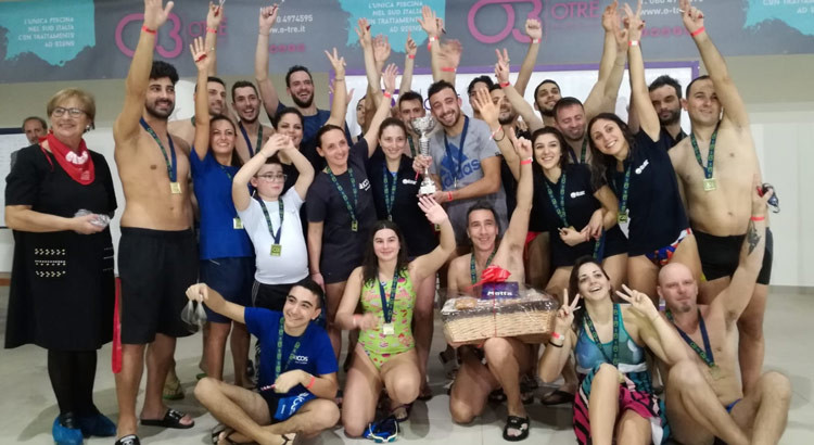 “La combinata di Natale” vince la Otrè Christmas Swimming Race 12h no stop “La combinata di Natale” vince la Otrè Christmas Swimming Race 12h no stop