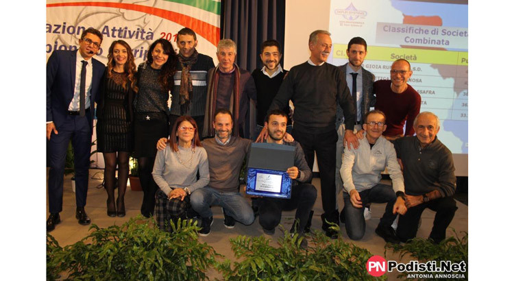 Montedoro premiata alla cerimonia ufficiale della Fidal Puglia Montedoro premiata alla cerimonia ufficiale della Fidal Puglia