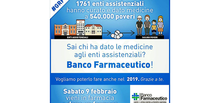 Giornata del farmaco: raccolte 366 confezioni di farmaco Giornata del farmaco: raccolte 366 confezioni di farmaco
