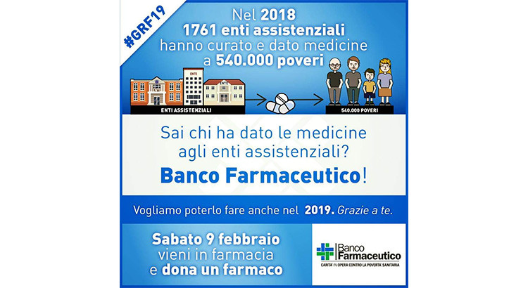 Noci Banco Solidale: il 9 febbraio la giornata del farmaco