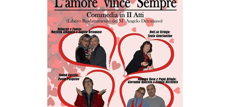 Sabato e domenica a teatro con “L’amore vince sempre”