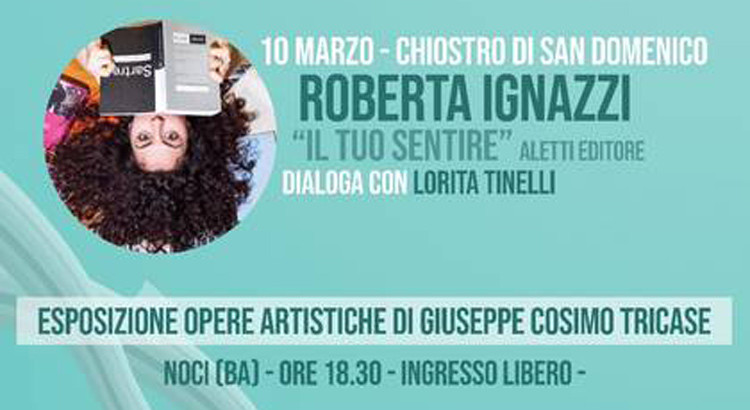 Roberta Ignazzi presenta il libro “Il tuo sentire”