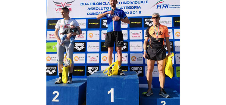 L’insuperabile otrino Michele Insalata è: il campione italiano di duathlon classico
