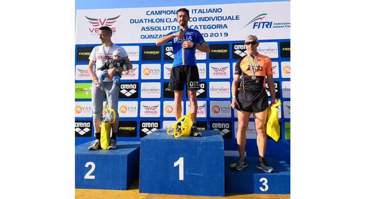 L’insuperabile otrino Michele Insalata è: il campione italiano di duathlon classico