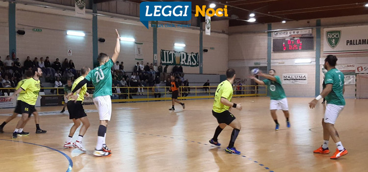 Noci Pallamano: netta vittoria nel derby d’esordio