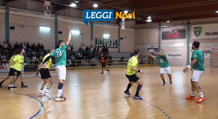 Noci Pallamano: netta vittoria nel derby d’esordio
