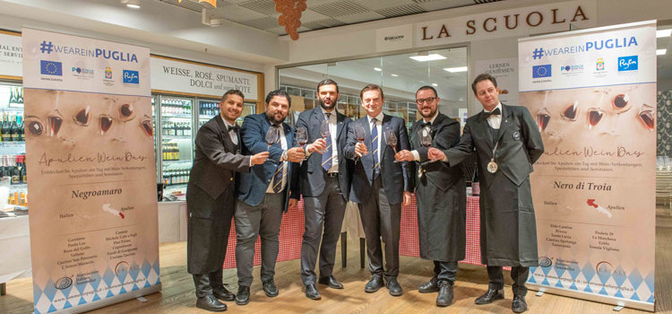 I sommelier di Noci dell’AIS Puglia a Monaco di Baviera per il primo Apulien Wine Day