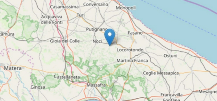 Sisma in Puglia: trema Alberobello, percepito anche a Noci