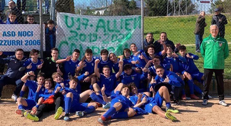 Gli Allievi Regionali del Noci Azzurri 2006 vincono il girone E