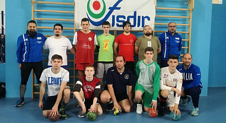 La fase orologio di Noci Pallamano inizia con la Nazionale Italiana pallamano FISDIR