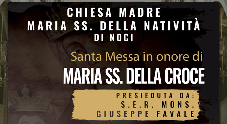Santa Messa Maria S.S. della Croce in diretta al canale 174 di Antenna Sud